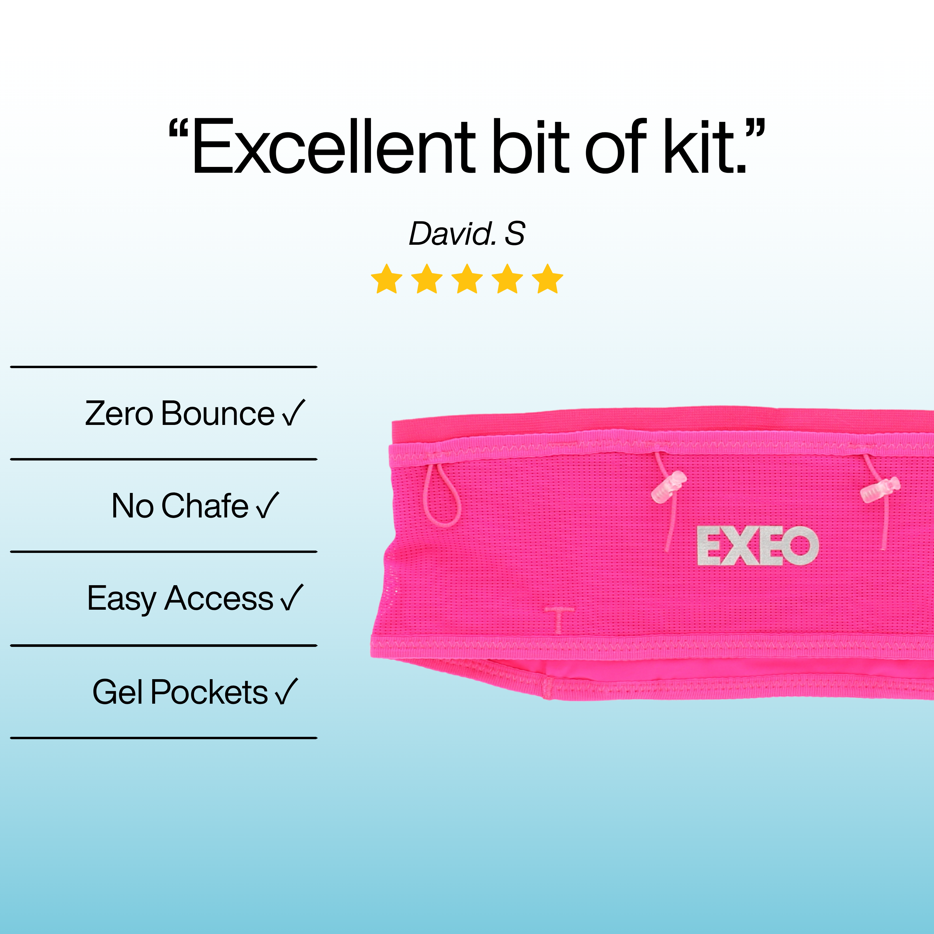The Runner's Belt Pink (Limited Edition)